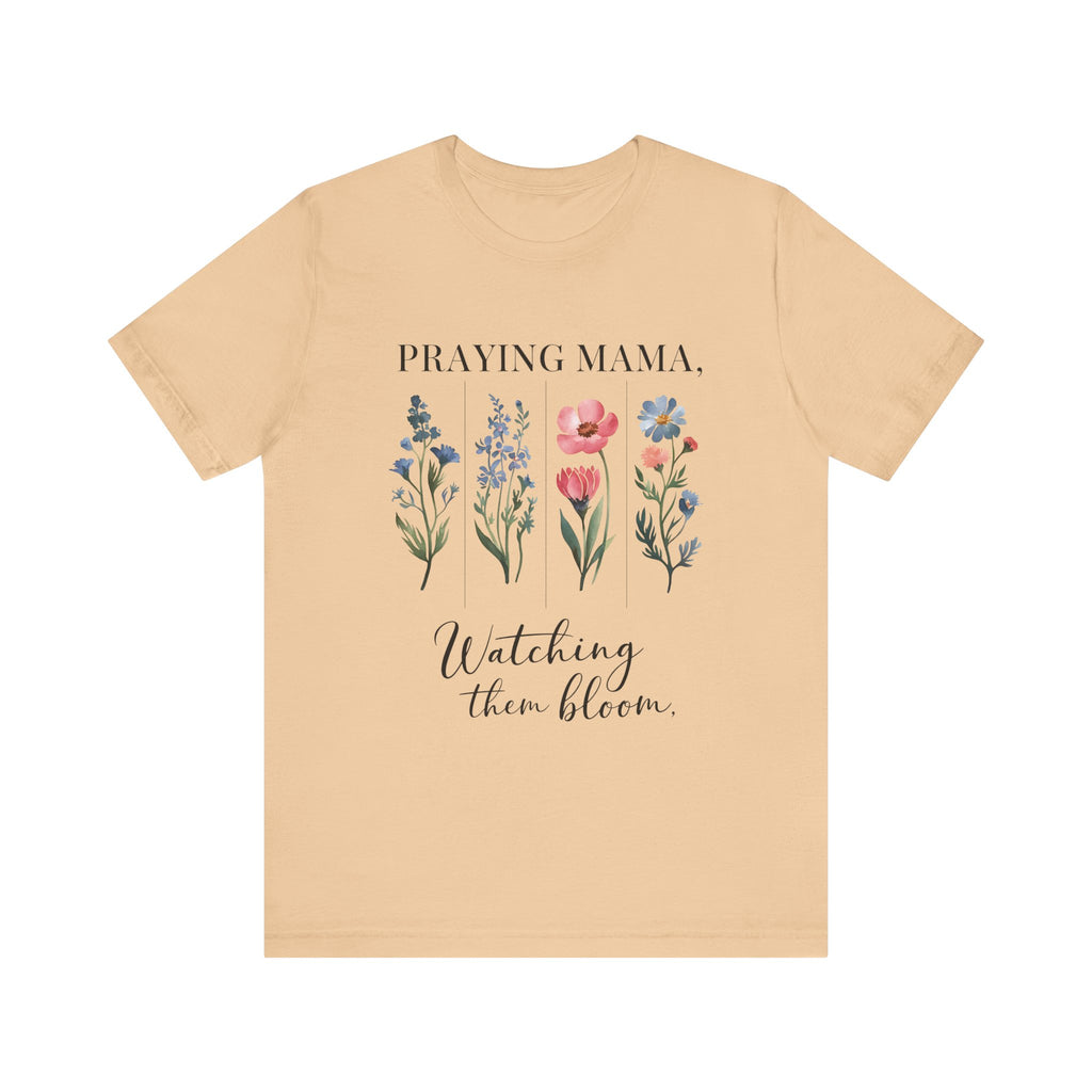 Floral Praying Mama Tee - Unisex Short Sleeve - Digital Product Store