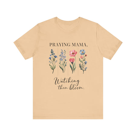 Floral Praying Mama Tee - Unisex Short Sleeve - Digital Product Store