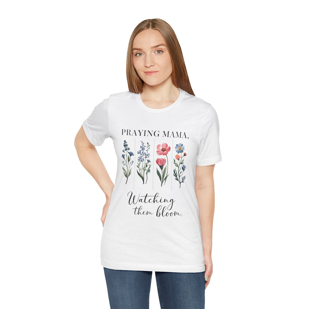 Floral Praying Mama Tee - Unisex Short Sleeve - Digital Product Store