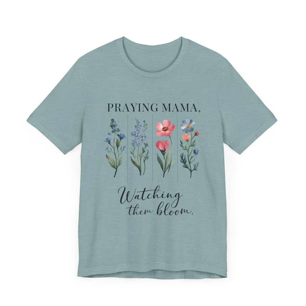 Floral Praying Mama Tee - Unisex Short Sleeve - Digital Product Store