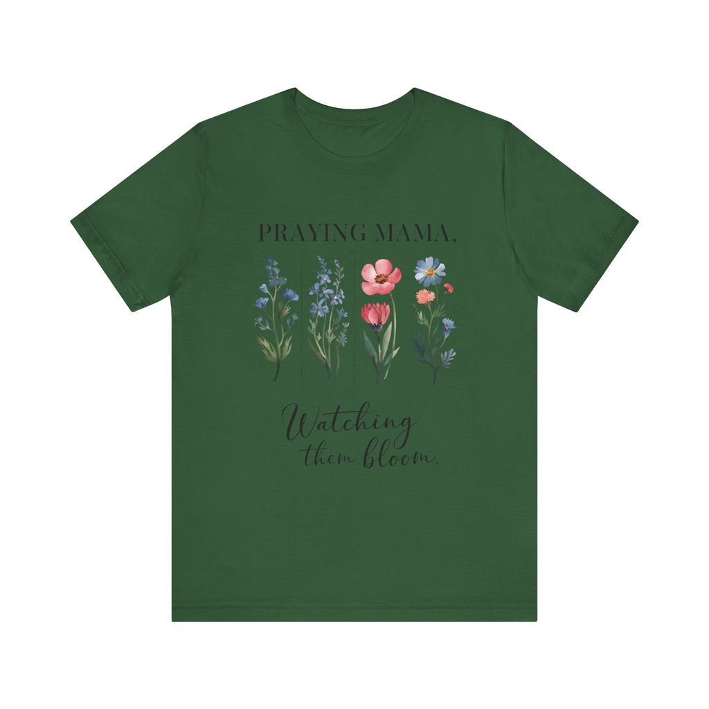 Floral Praying Mama Tee - Unisex Short Sleeve - Digital Product Store
