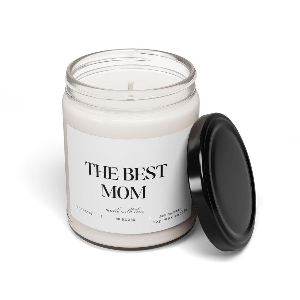 The Best Mom Scented Soy Candle – Thoughtful Gift for Mother's Day, Birthday & Celebrations - Digital Product Store