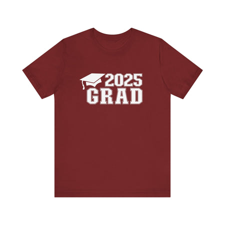 2025 Grad Short Sleeve Tee, Graduation Shirt, Unisex Graduation Apparel, College Grad Gift, Future Graduate T-Shirt, Milestone [...] - Digital Product Store