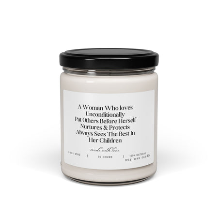 Scented Soy Candle - Inspirational Quote for Moms - Digital Product Store