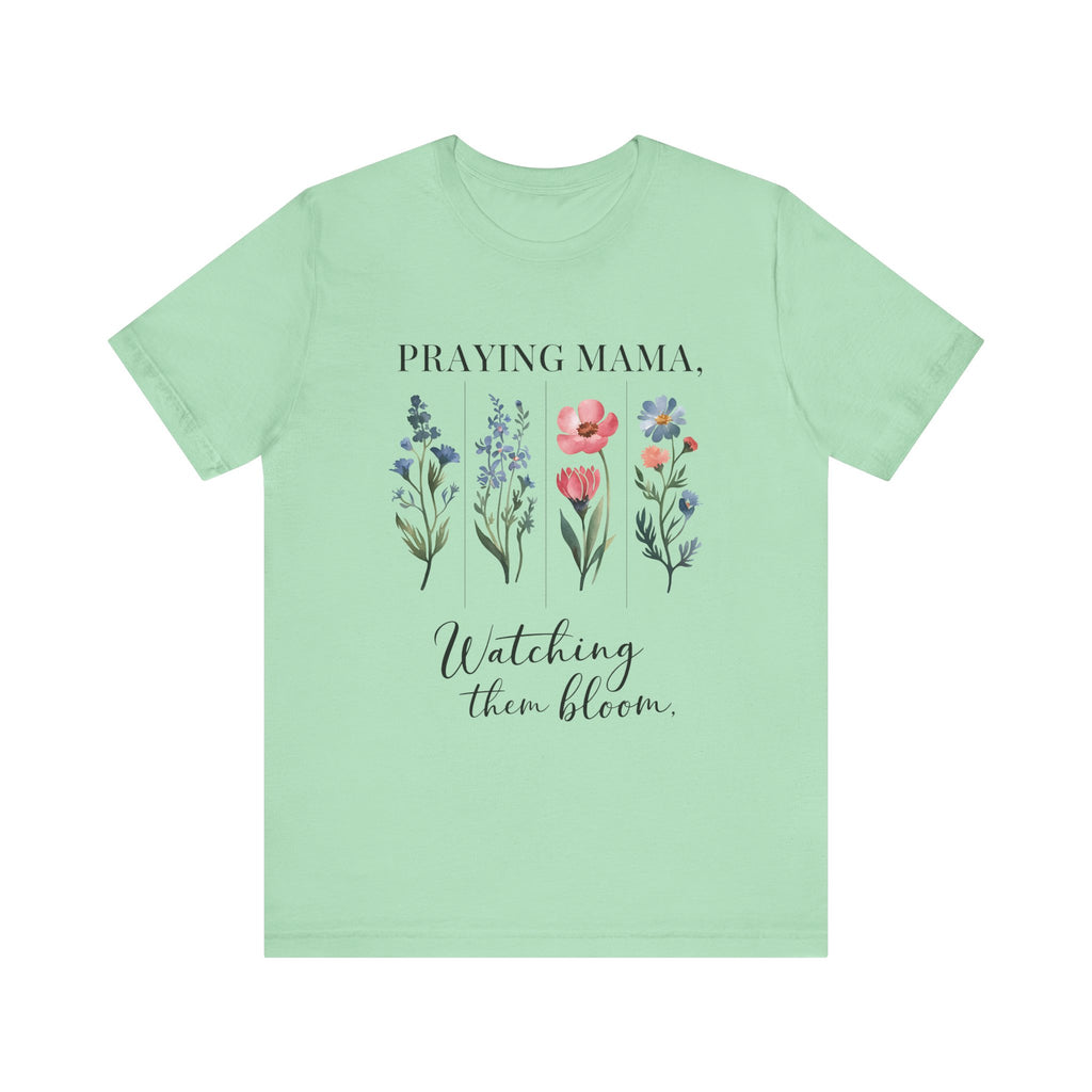 Floral Praying Mama Tee - Unisex Short Sleeve - Digital Product Store