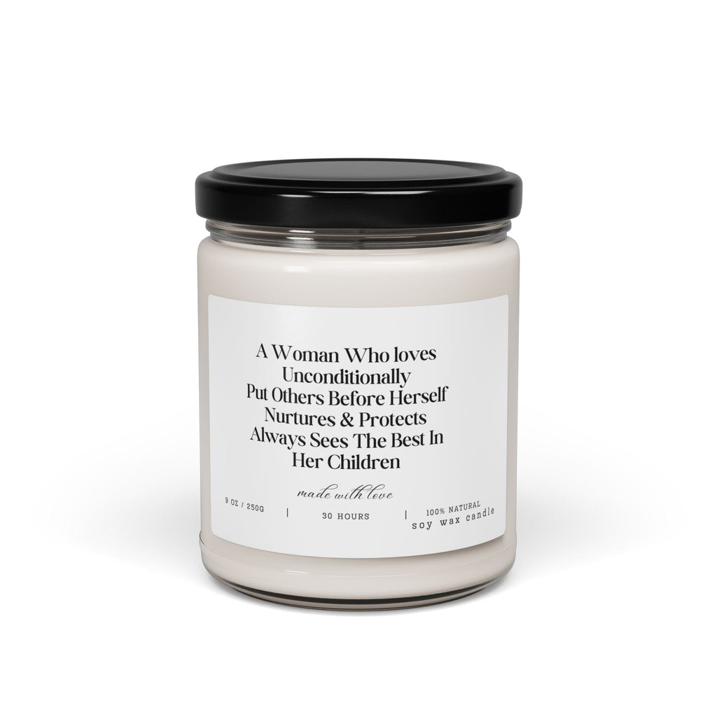 Scented Soy Candle - Inspirational Quote for Moms - Digital Product Store