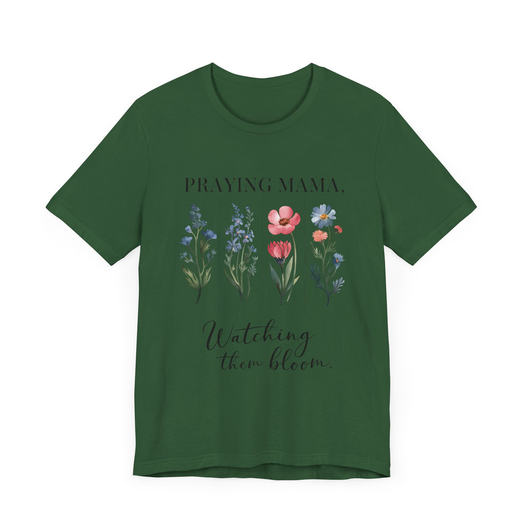 Floral Praying Mama Tee - Unisex Short Sleeve - Digital Product Store
