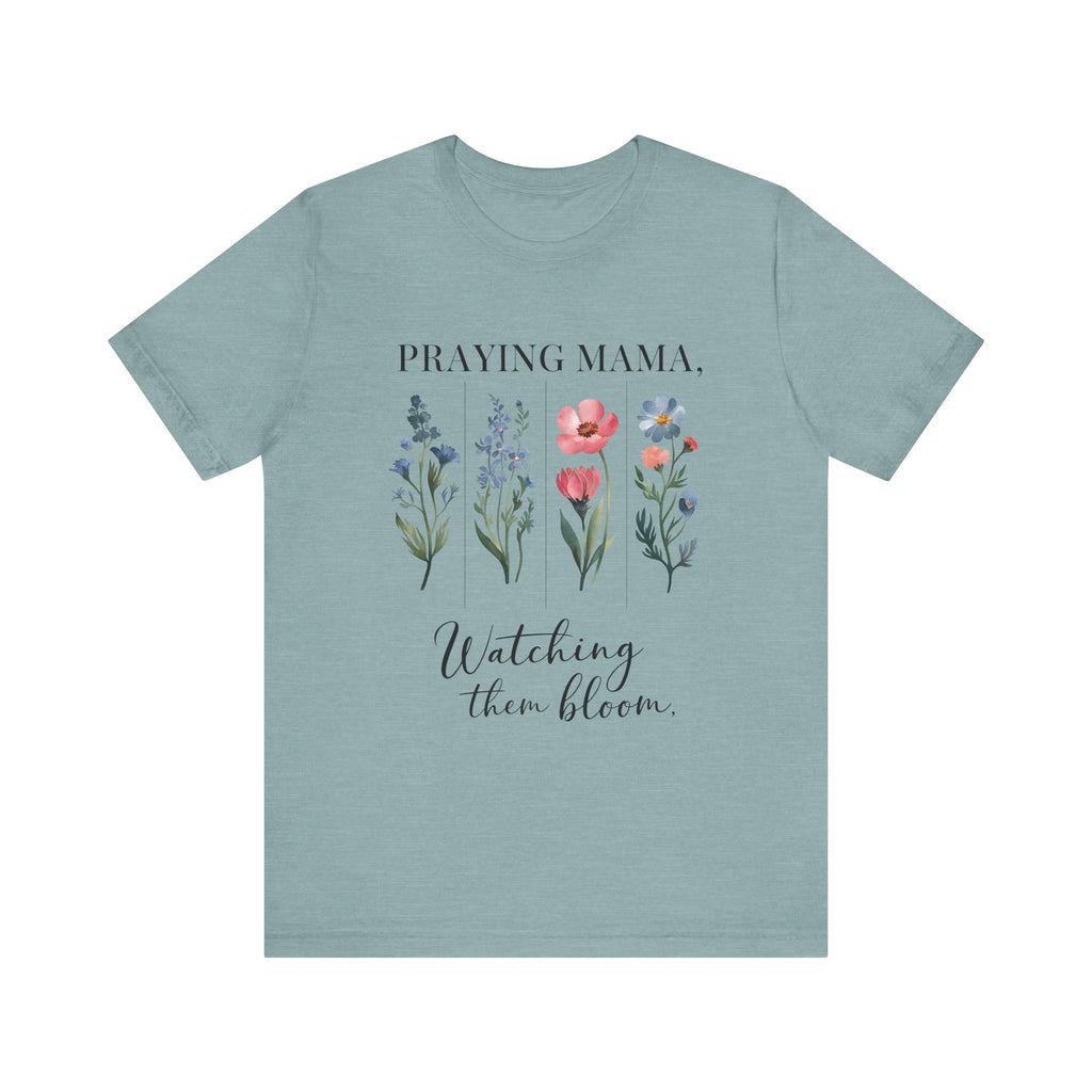 Floral Praying Mama Tee - Unisex Short Sleeve - Digital Product Store