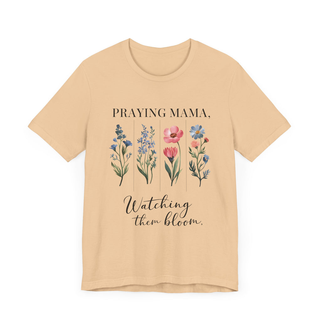Floral Praying Mama Tee - Unisex Short Sleeve - Digital Product Store