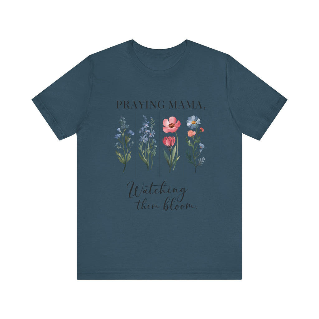 Floral Praying Mama Tee - Unisex Short Sleeve - Digital Product Store