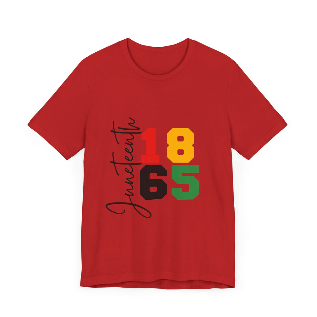 Juneteenth Short Sleeve Tee - Celebrate Freedom 1865 - Digital Product Store