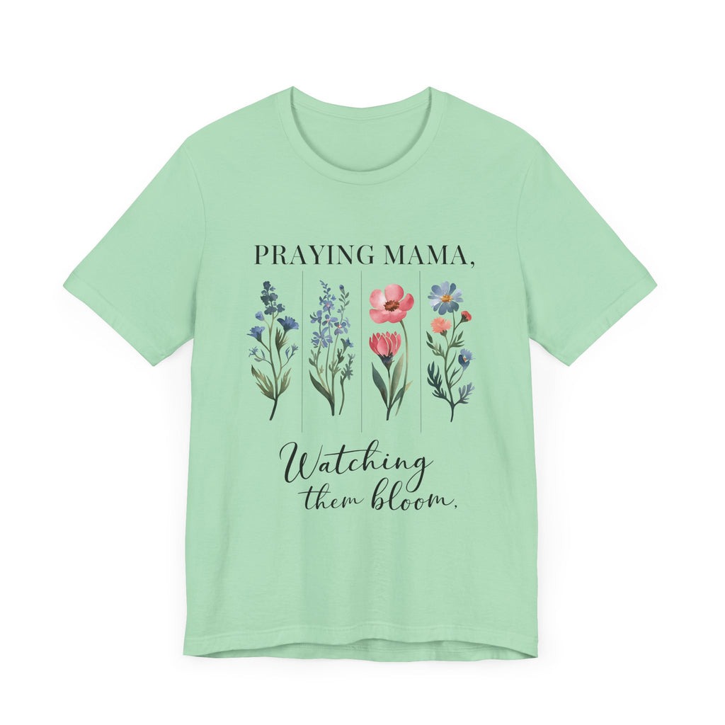 Floral Praying Mama Tee - Unisex Short Sleeve - Digital Product Store