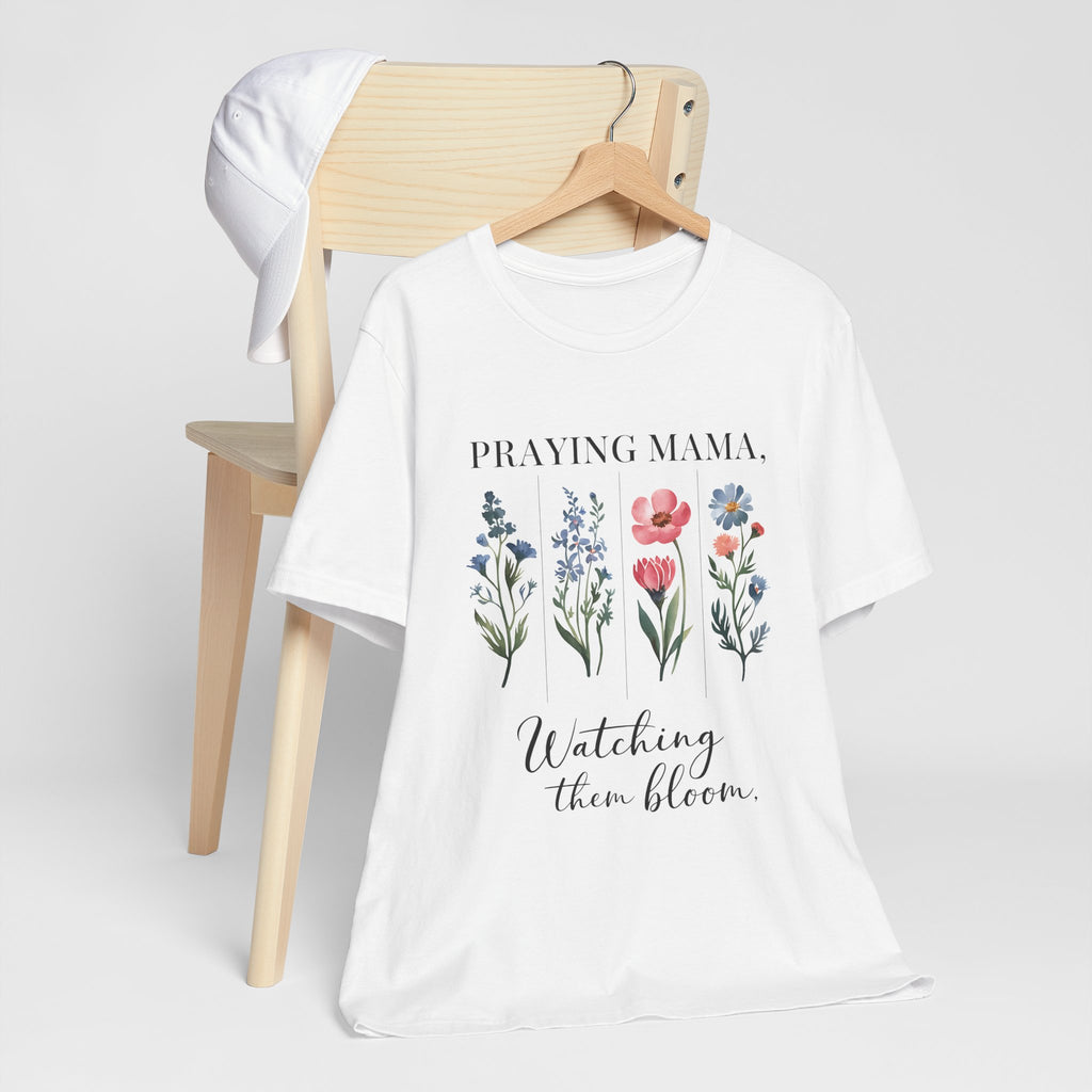 Floral Praying Mama Tee - Unisex Short Sleeve - Digital Product Store