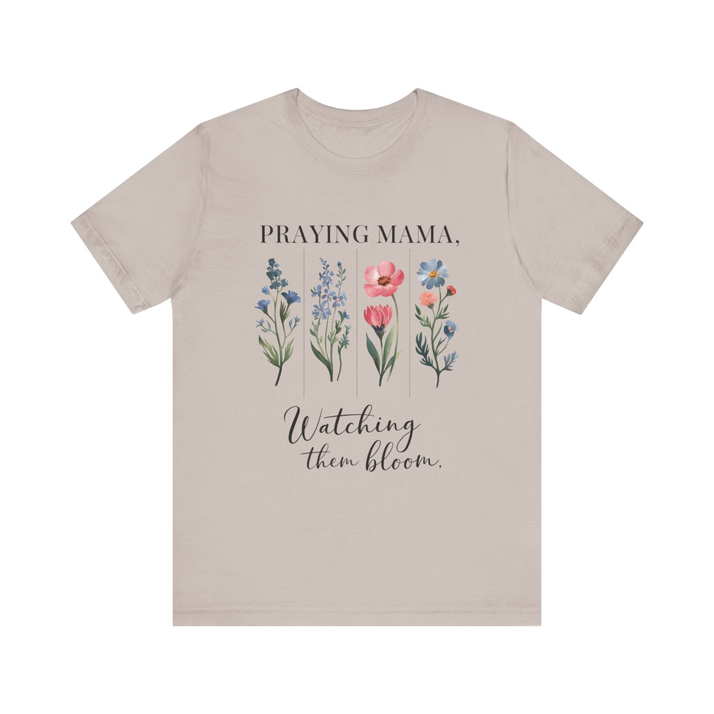 Floral Praying Mama Tee - Unisex Short Sleeve - Digital Product Store