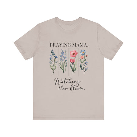 Floral Praying Mama Tee - Unisex Short Sleeve - Digital Product Store