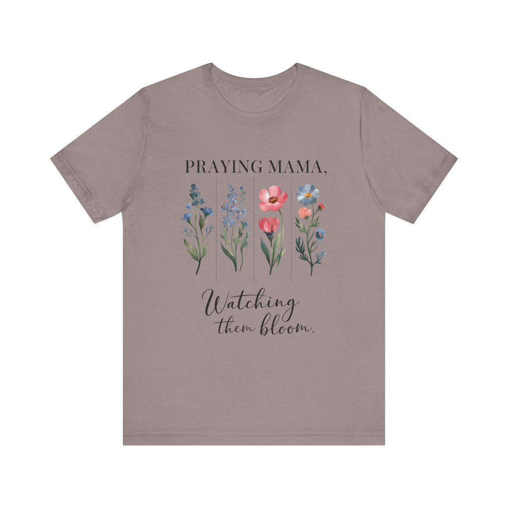 Floral Praying Mama Tee - Unisex Short Sleeve - Digital Product Store