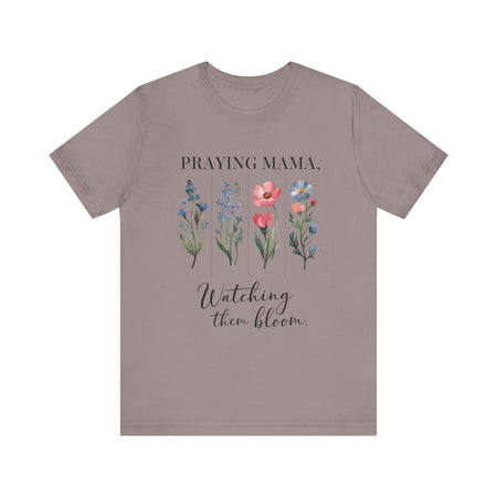 Floral Praying Mama Tee - Unisex Short Sleeve - Digital Product Store