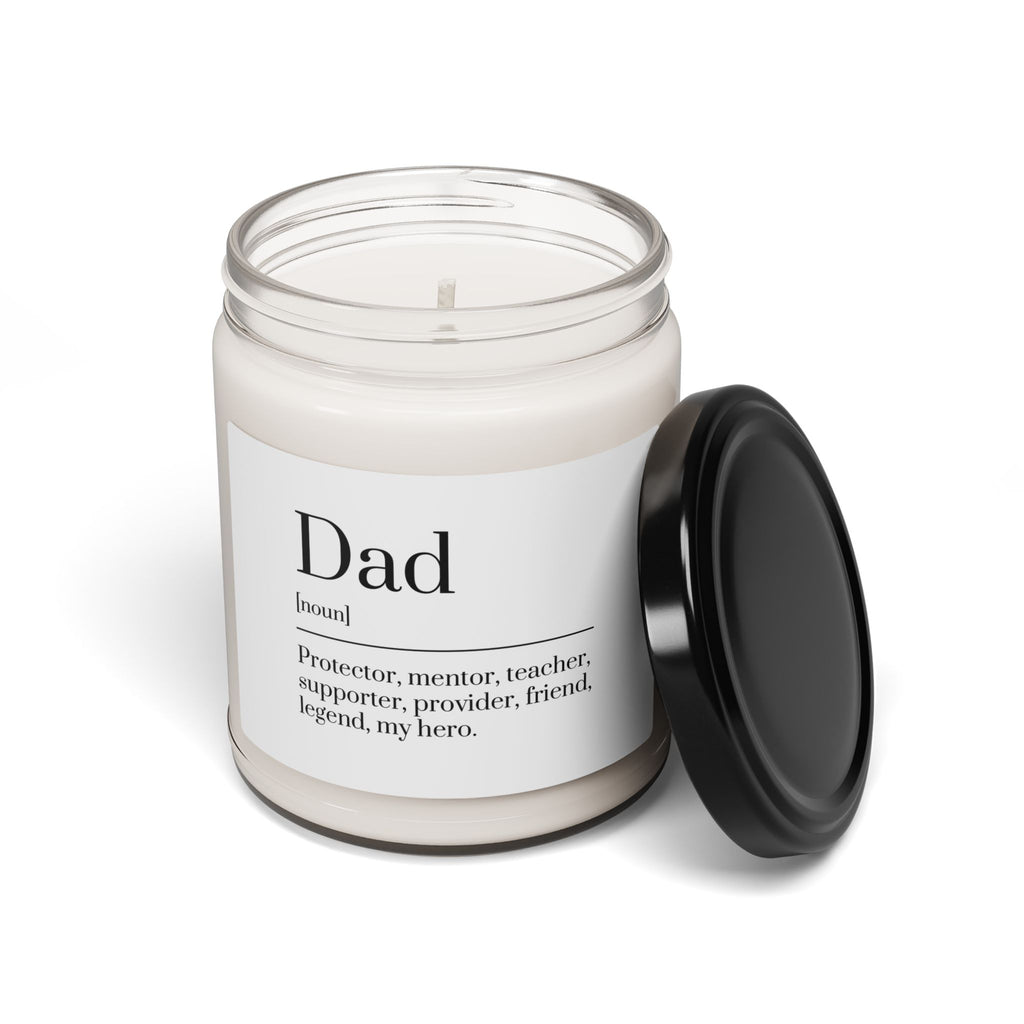 Personalized Dad Scented Soy Candle - 9oz Gift for Mom - Digital Product Store