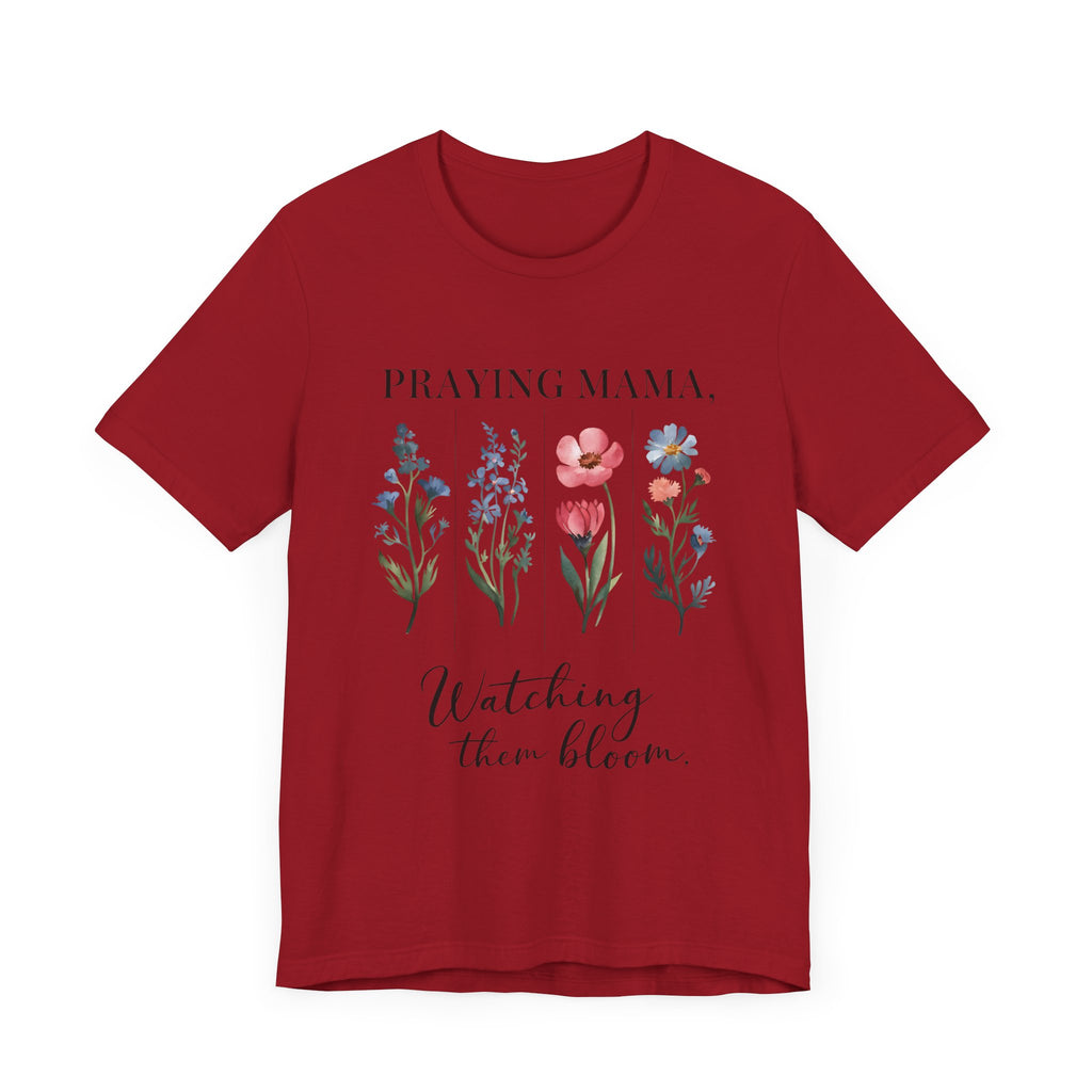 Floral Praying Mama Tee - Unisex Short Sleeve - Digital Product Store