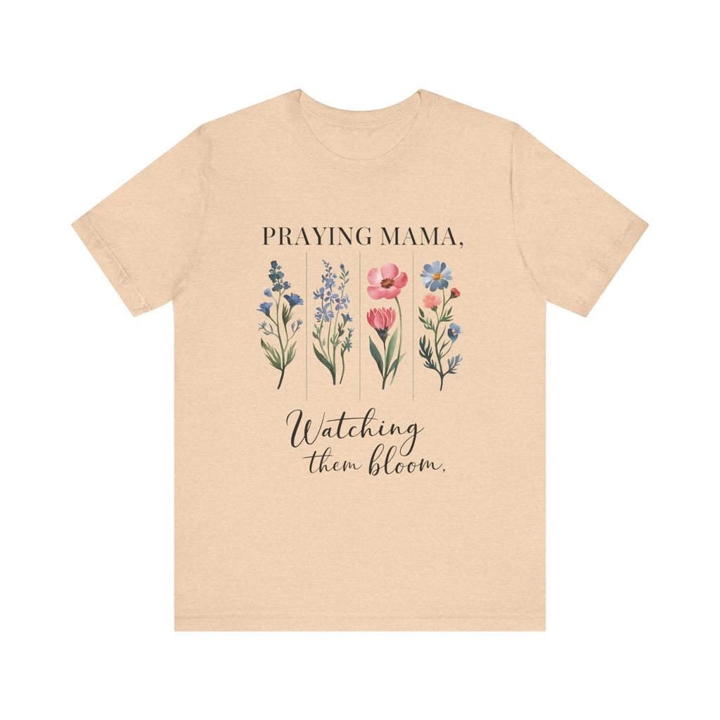 Floral Praying Mama Tee - Unisex Short Sleeve - Digital Product Store