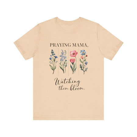 Floral Praying Mama Tee - Unisex Short Sleeve - Digital Product Store