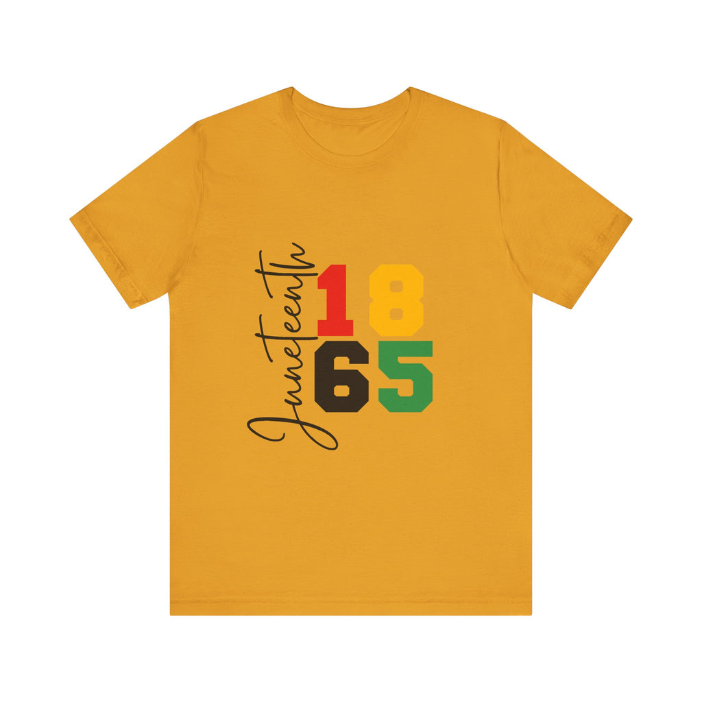 Juneteenth Short Sleeve Tee - Celebrate Freedom 1865 - Digital Product Store