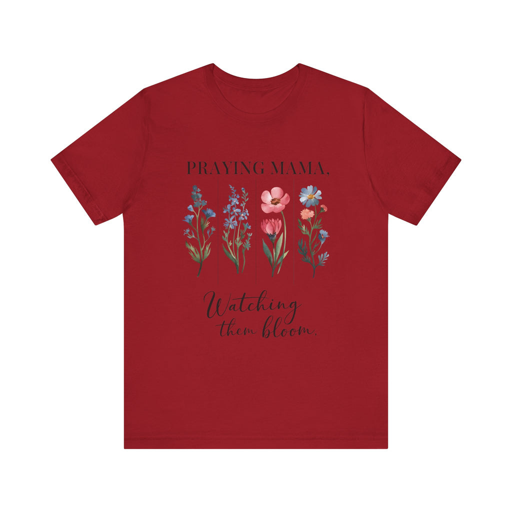 Floral Praying Mama Tee - Unisex Short Sleeve - Digital Product Store