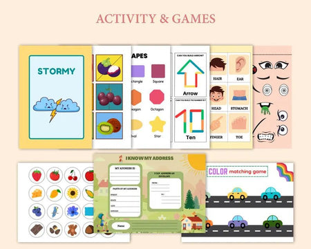 4000+ Preschool Curriculum Pre K Kindergarten Learning Bundle Toddler Homeschool Tutoring Activity Worksheets - Digital Product Store