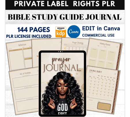 Bible Study Guide Journal - Digital Product Store