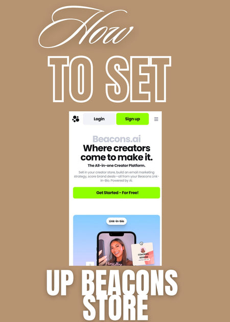How To Set Up Beacons Store - Digital Product Store