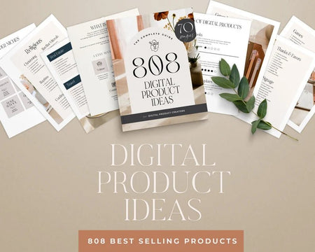 Digital Product Ideas To Sell On Etsy - Digital Product Store