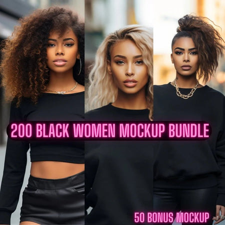 Woman Mock-ups - Digital Product Store