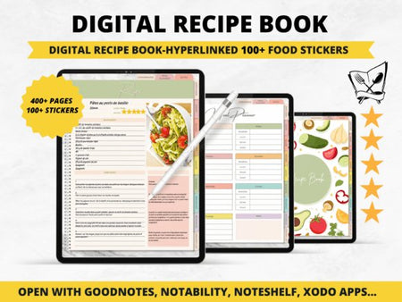 Plr Digital Recipe Planner - Digital Product Store