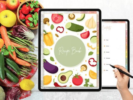 Plr Digital Recipe Planner - Digital Product Store